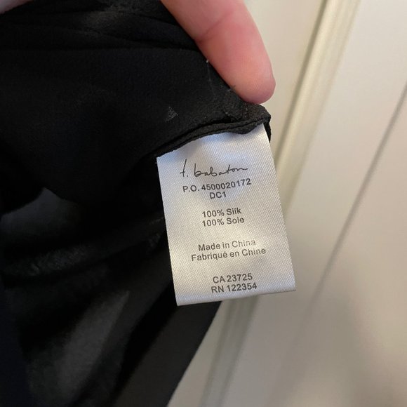 Vintage Babaton Silk Georgette Dress - Picture 2 of 3